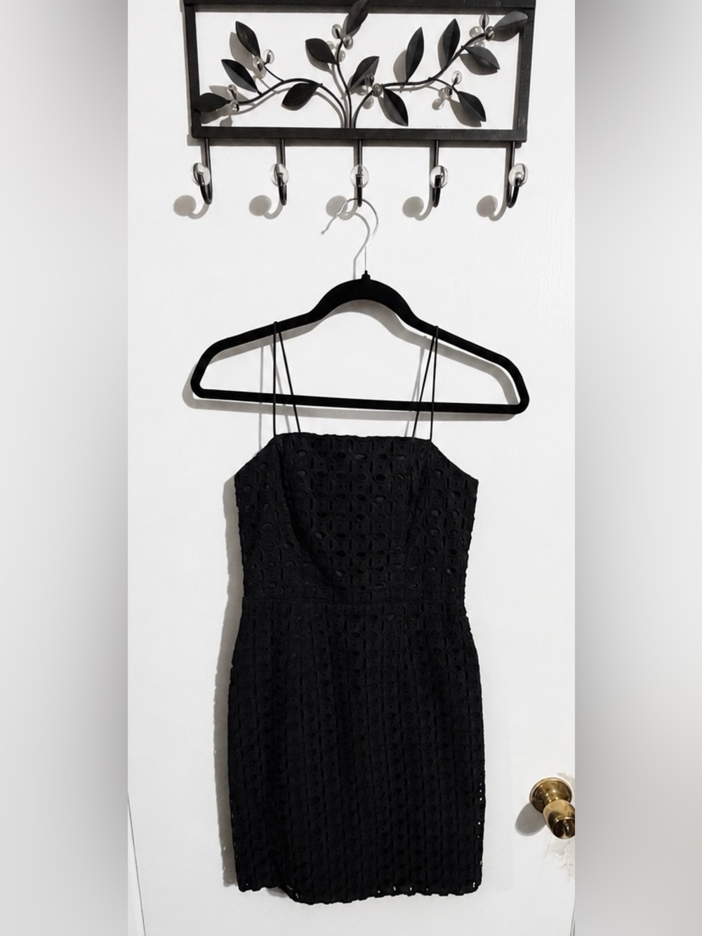 Banana Republic Black Eyelet Dress – Size 0